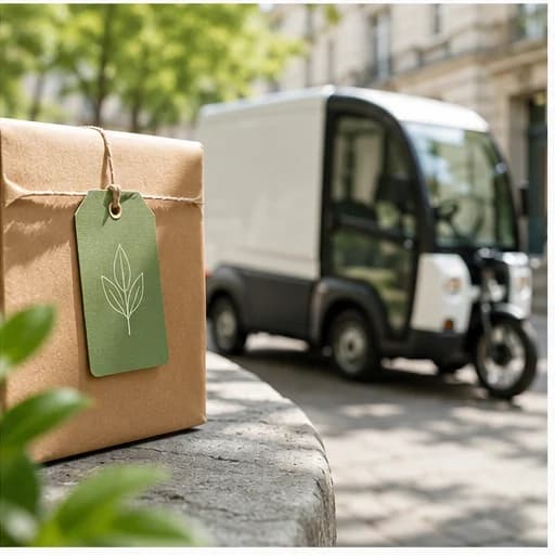 Paper parcel prepared for greener fast delivery