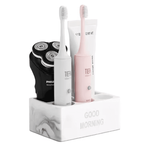 Toothpaste Holder Bathroom Counter Organizer For Electric Toothbrushes For Home Hotel